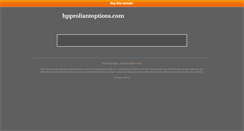 Desktop Screenshot of hpproliantoptions.com